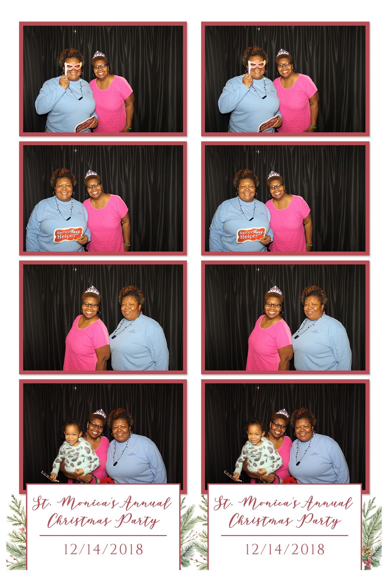 St Monica's Christmas Party 2018 | View more photos from the event at gallery.photoboothcincy.com/u/PhotoBoothCincy/St-Monicas-Christmas-Party-2018